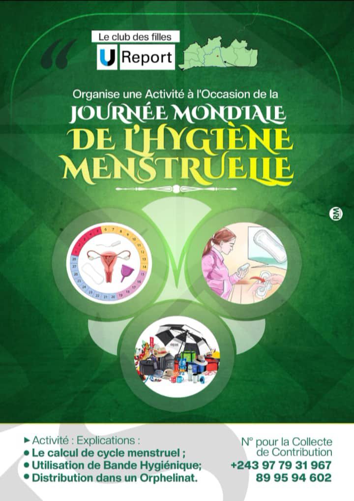Matadi : le club des filles U-Report se prépare à célébrer la journée de l’hygiène menstruelle 1 IMG 20240418 WA0007