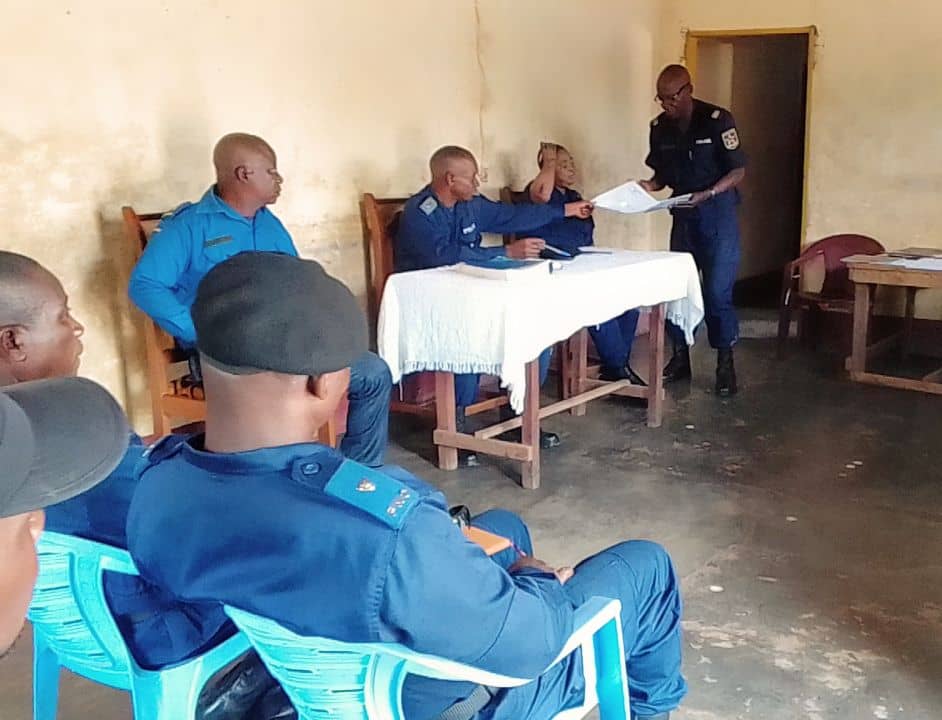 Kongo Central : le nouveau commandant territorial de la PNC Seke-Banza s'engage faire de la prévention son cheval de bataille 1 IMG 20240514 WA0021