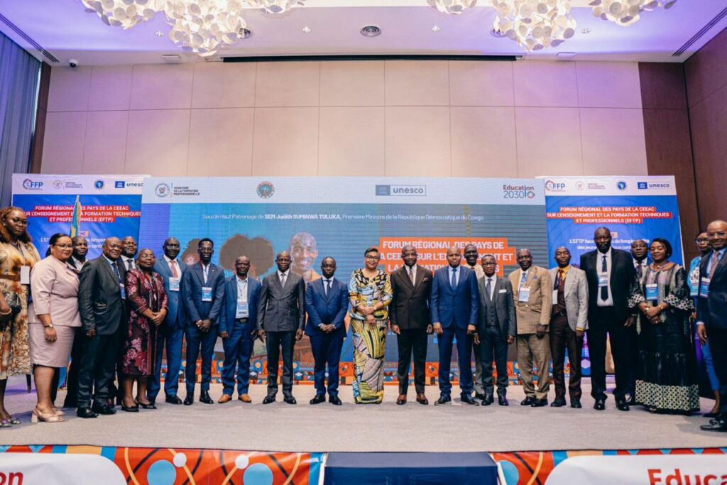 Au forum CEEAC à Kinshasa, Judith Suminwa met en avant la formation professionnelle comme moteur de la croissance économique 2 1000289098