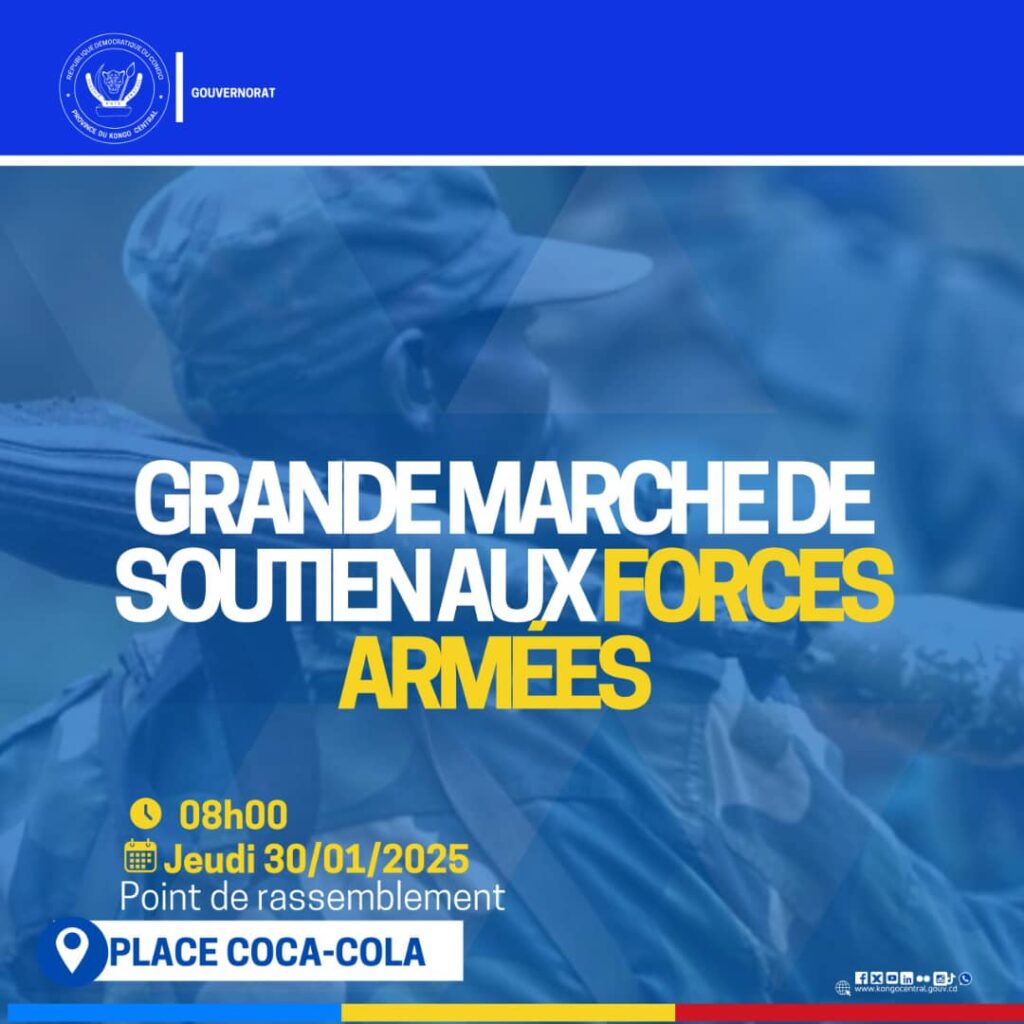 Marche de soutien aux FARDC à Matadi : Carole Kiatazabu, porte-parole du gouvernement provincial, appelle la population à répondre massivement à l'appel du gouverneur de province 1 1000274024