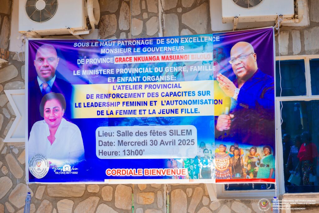 Matadi : “leadership féminin et autonomisation des jeunes filles” au centre d’un atelier provincial 1 IMG 20250501 WA0039