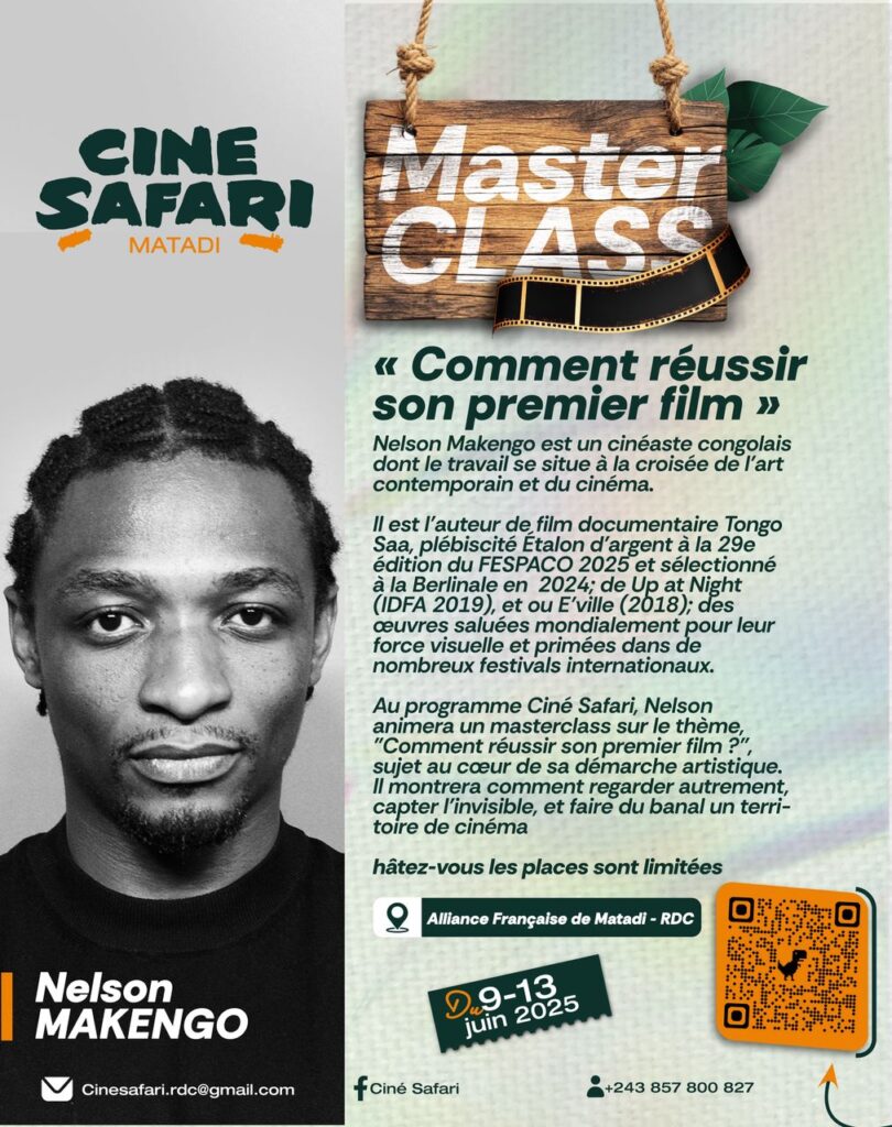 « Ciné Safari » débarque au Kongo Central : un projet itinérant qui allie projections de films et formations aux métiers du cinéma, dès le 9 juin à Matadi 2 IMG 20250608 WA0071
