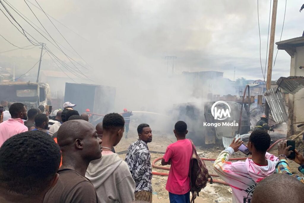 Matadi : explosion d'un camion-citerne de Lerexcom Petroleum sur la route Ango-Ango 5 IMG 20251115 WA0033
