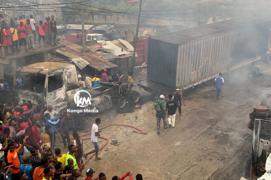Matadi : explosion d'un camion-citerne de Lerexcom Petroleum sur la route Ango-Ango 10 IMG 20251115 WA0042